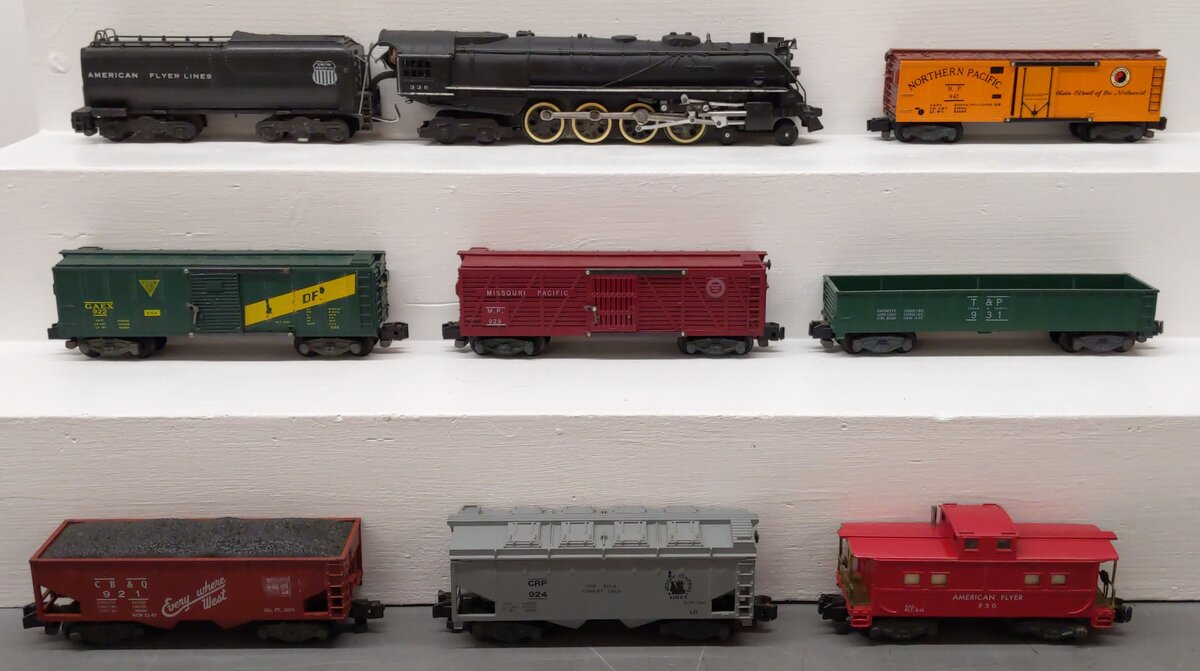 American Flyer K5358W Vintage S Challenger Set VG/Box