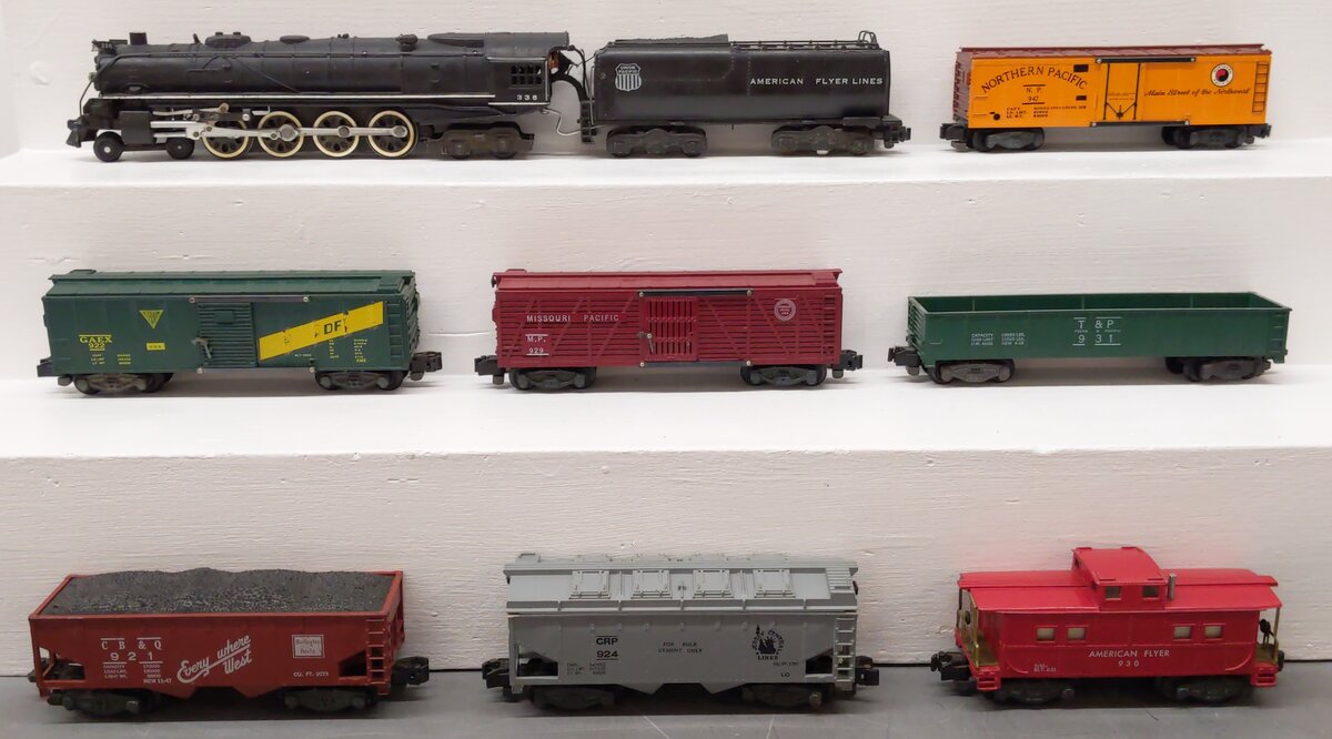 American Flyer K5358W Vintage S Challenger Set VG/Box
