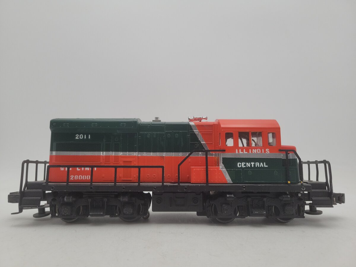 O Gauge CUSTOM Illinois Central Diesel Locomotive #2011