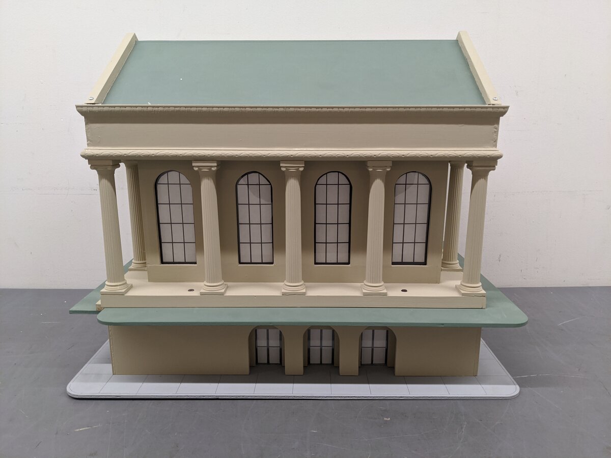 O Gauge Custom Two Story Building