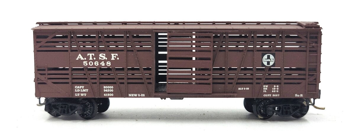 Micro-Trains 03500080 N Santa Fe 40' Despatch Stock Car #50648 EX/Box