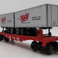 Lionel 6-16330 O Gauge Missouri, Kansas & Texas Flatcar w/ Trailers EX/Box