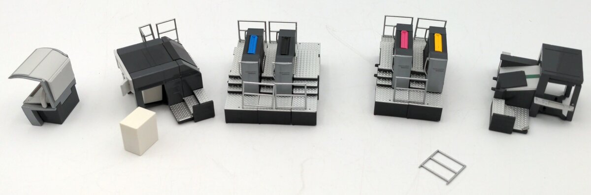 Conrad CON9118/0 1:50 Scale Diecast Heidelburg Speedmaster XL Printing Press EX