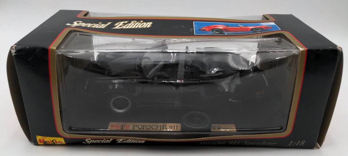 Maisto 31802 1:18 Scale Diecast Porsche 1989 911 Speedster EX/Box