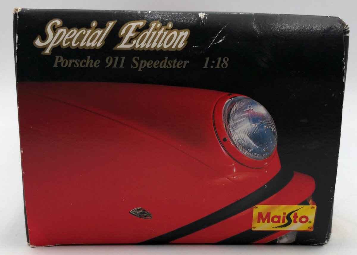 Maisto 31802 1:18 Scale Diecast Porsche 1989 911 Speedster EX/Box