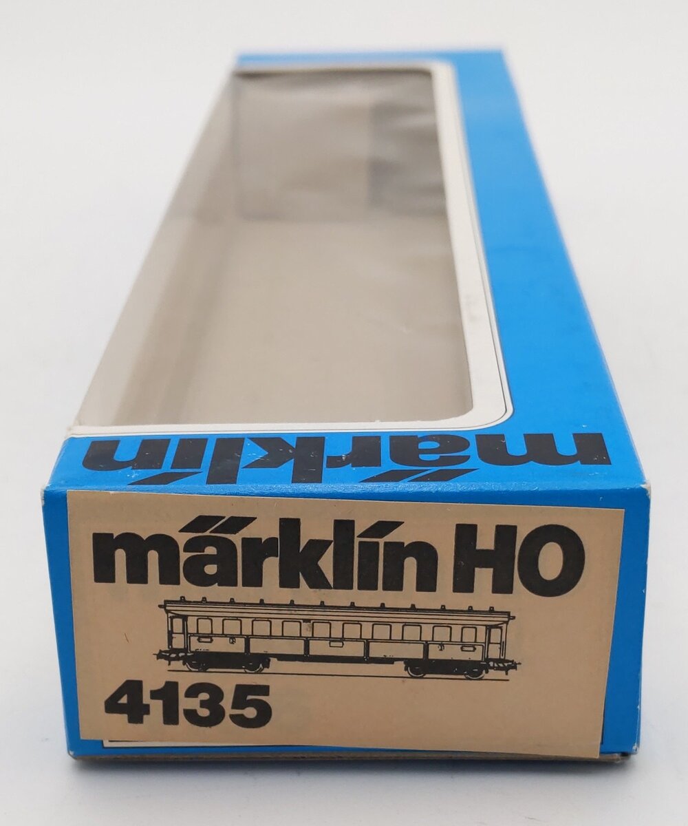 Marklin 4135 HO Scale Nichtroucher 3rd Class Passenger Car EX/Box