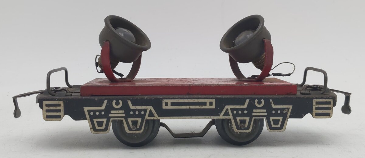 Marx 559 Vintage O Dual Searchlight Car VG