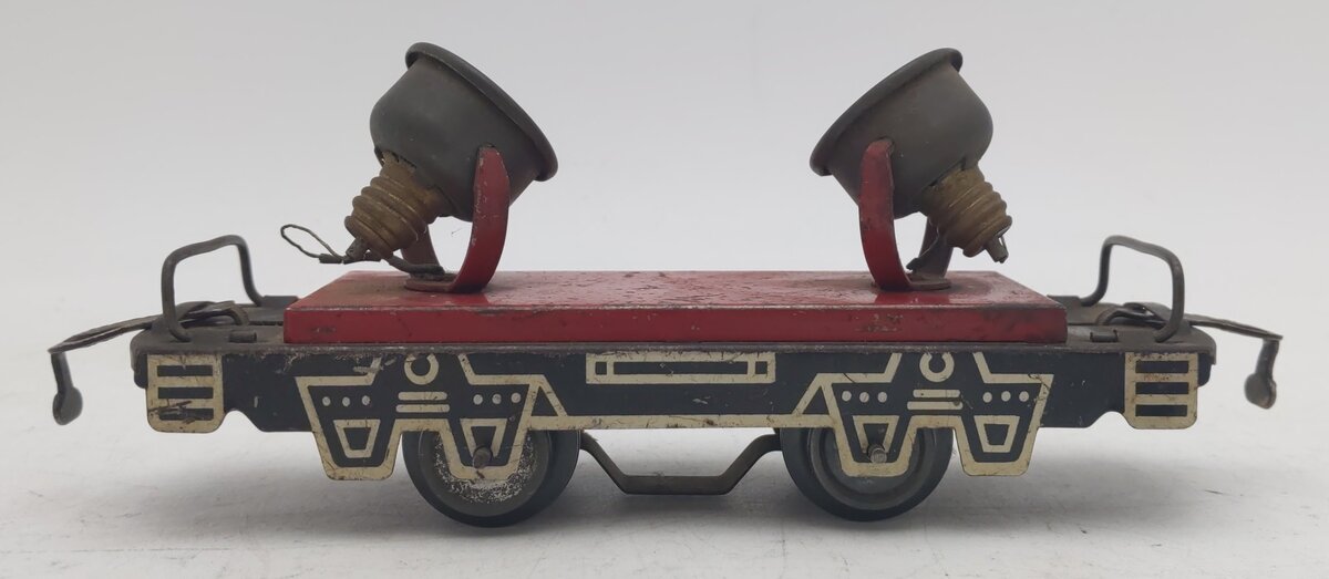 Marx 559 Vintage O Dual Searchlight Car VG