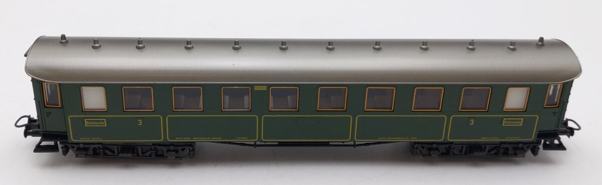 Marklin 4135 HO Scale Nichtroucher 3rd Class Passenger Car EX/Box