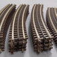 Atlas 6062 O72 Full Curve Track Sections 3-Rail (18) EX