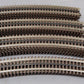 Atlas 6062 O72 Full Curve Track Sections 3-Rail (18) EX