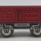 Marx 552 Vintage O Rock Island Lithographed Tin Gondola EX