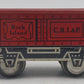 Marx 552 Vintage O Rock Island Lithographed Tin Gondola EX