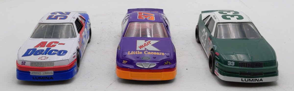 Racing Champions 1:24 Diecast NASCAR Race Cars: #33, #37, #52 [3] VG