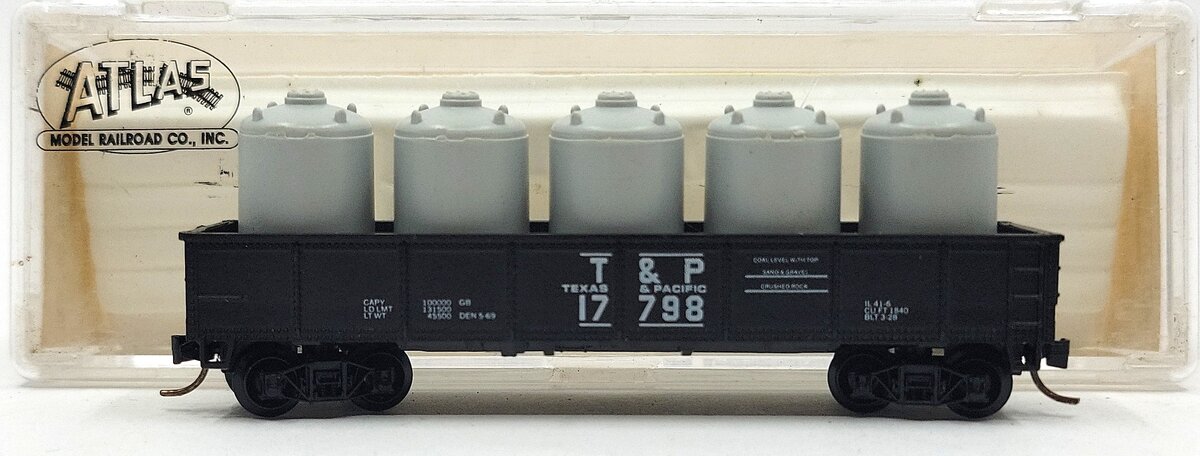 Atlas 3510 N Scale Texas and Paicifc 40' Steel Gondola #17798 LN/Box