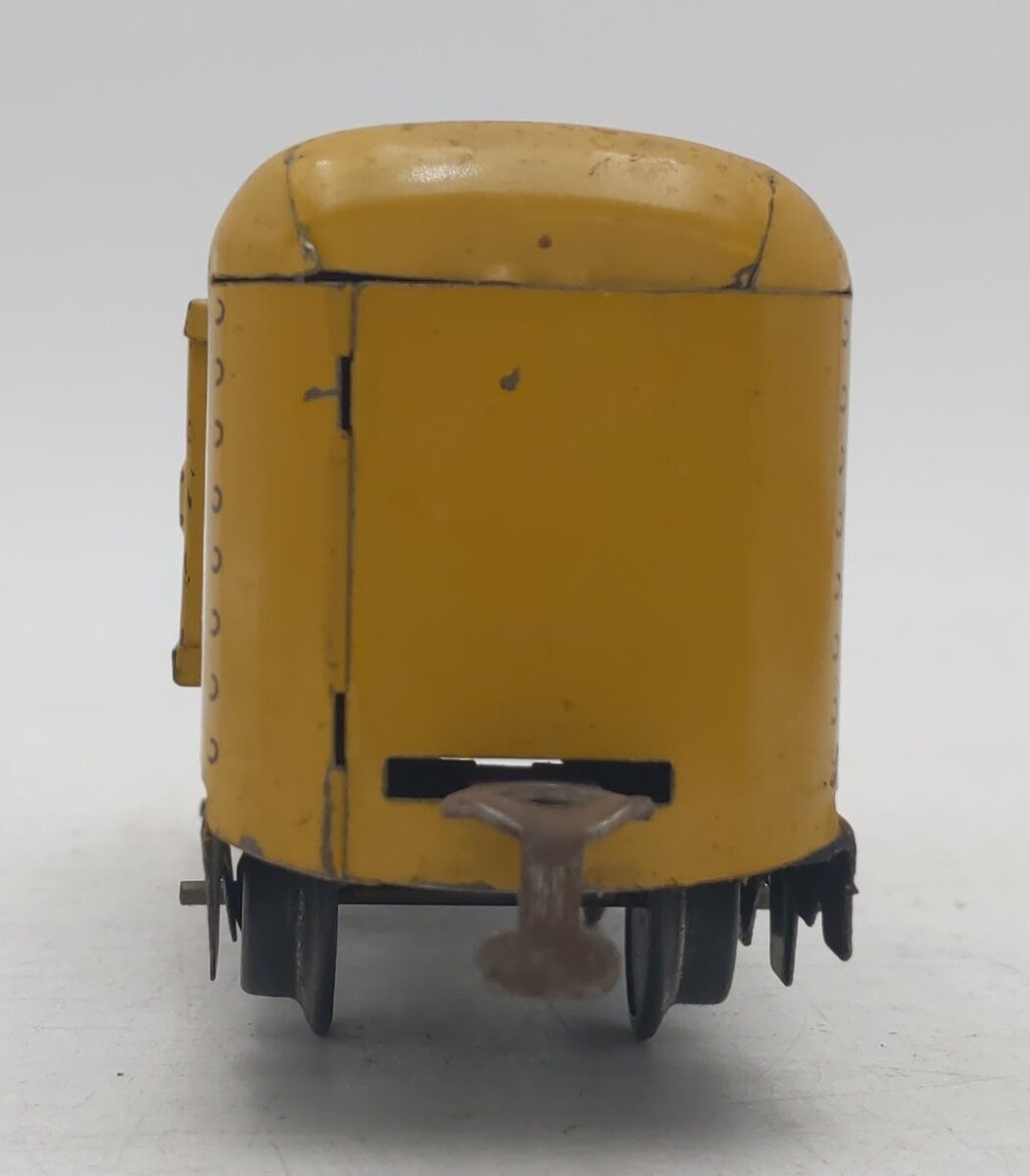 Marx 817 Vintage O Tinplate C&S Reefer Car #91453 w/ Skeleton Frame EX