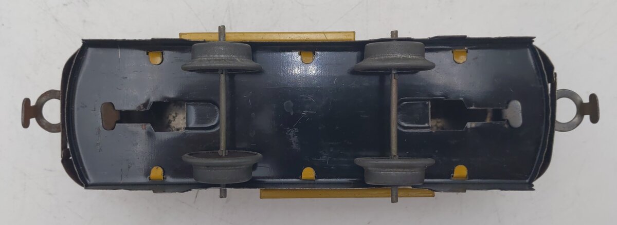 Marx 817 Vintage O Tinplate C&S Reefer Car #91453 w/ Skeleton Frame EX