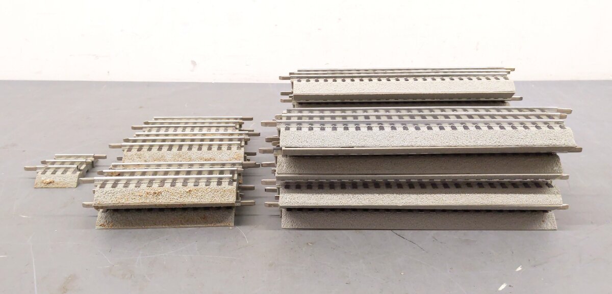 Lionel O Gauge Assorted Track Sections: 6-12014, 6-12025, 6-12024, 6-12026 [28] EX
