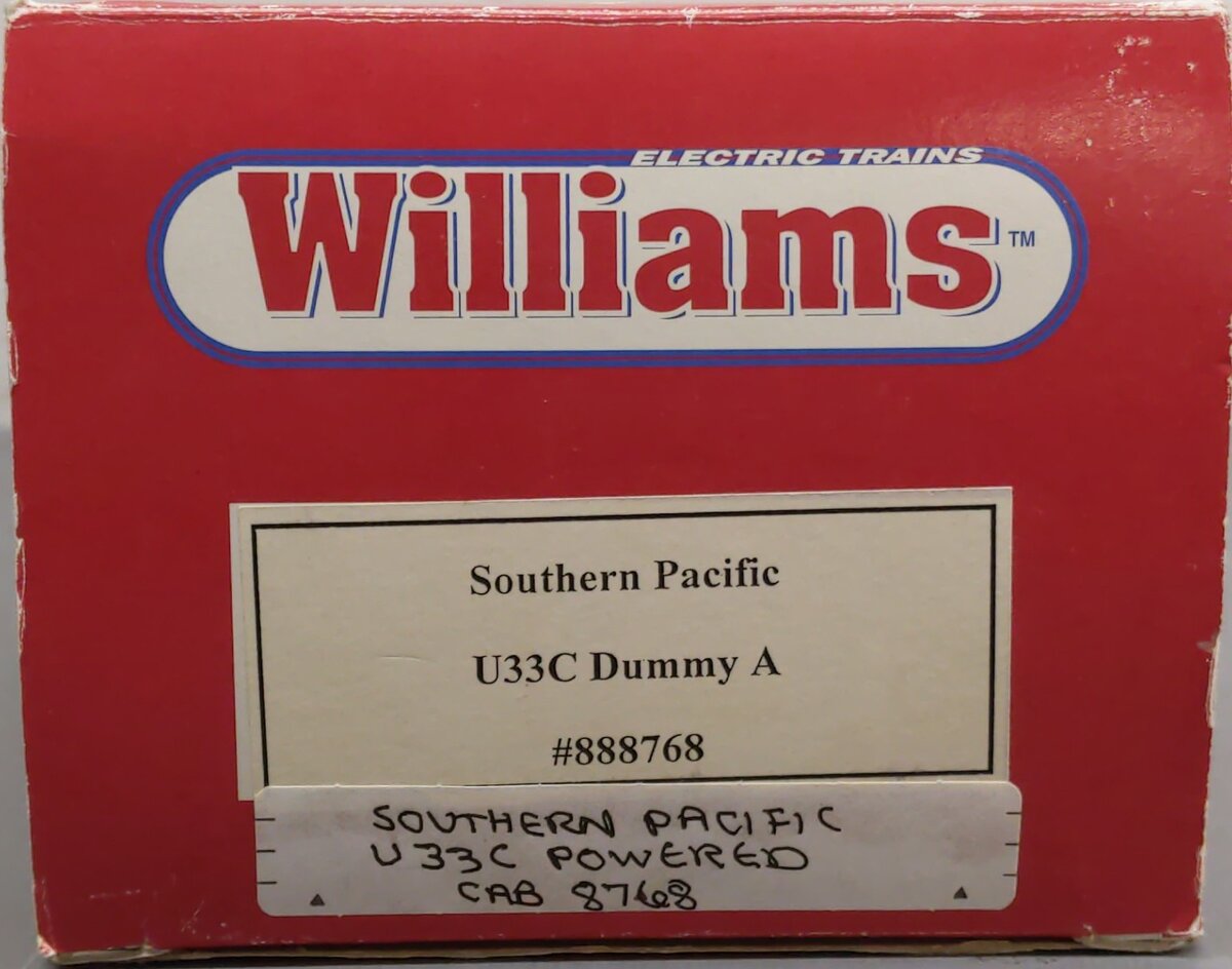 Williams 888768 Southern Pacific U33C Powered A Unit EX/Box