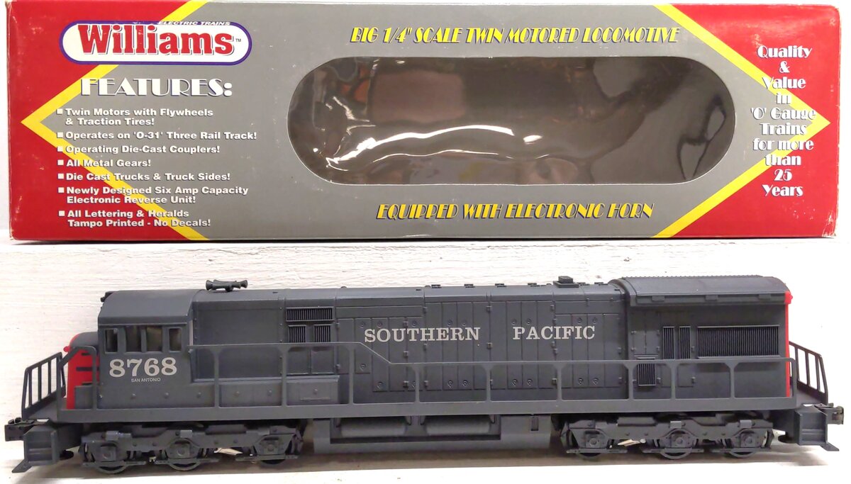 Williams 888768 Southern Pacific U33C Powered A Unit EX/Box