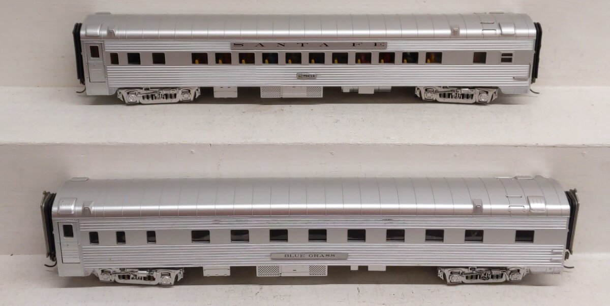 MTH 20-66115 O SF 70' Streamlined Sleeper/Diner Passenger Car Set (2-Rail) LN/Box