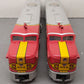 MTH 20-2024-2 O Scale 2-Rail Santa Fe Alco PA AA 2 Rail Horn Diesel (Set of 2) EX/Box
