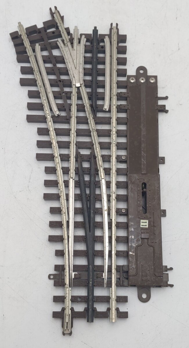 Atlas 6070 O54 Nickel Silver Left Hand Remote Switch Turnout EX