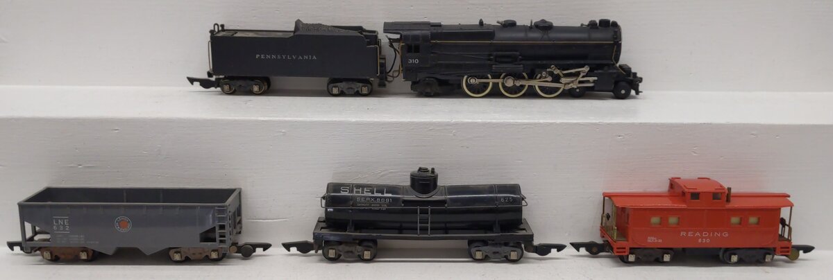 American Flyer 4605 Vintage S Pennsylvania Freight Train Set VG/Box