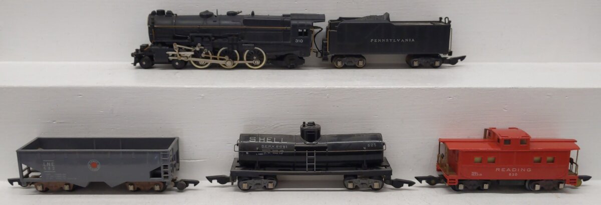 American Flyer 4605 Vintage S Pennsylvania Freight Train Set VG/Box