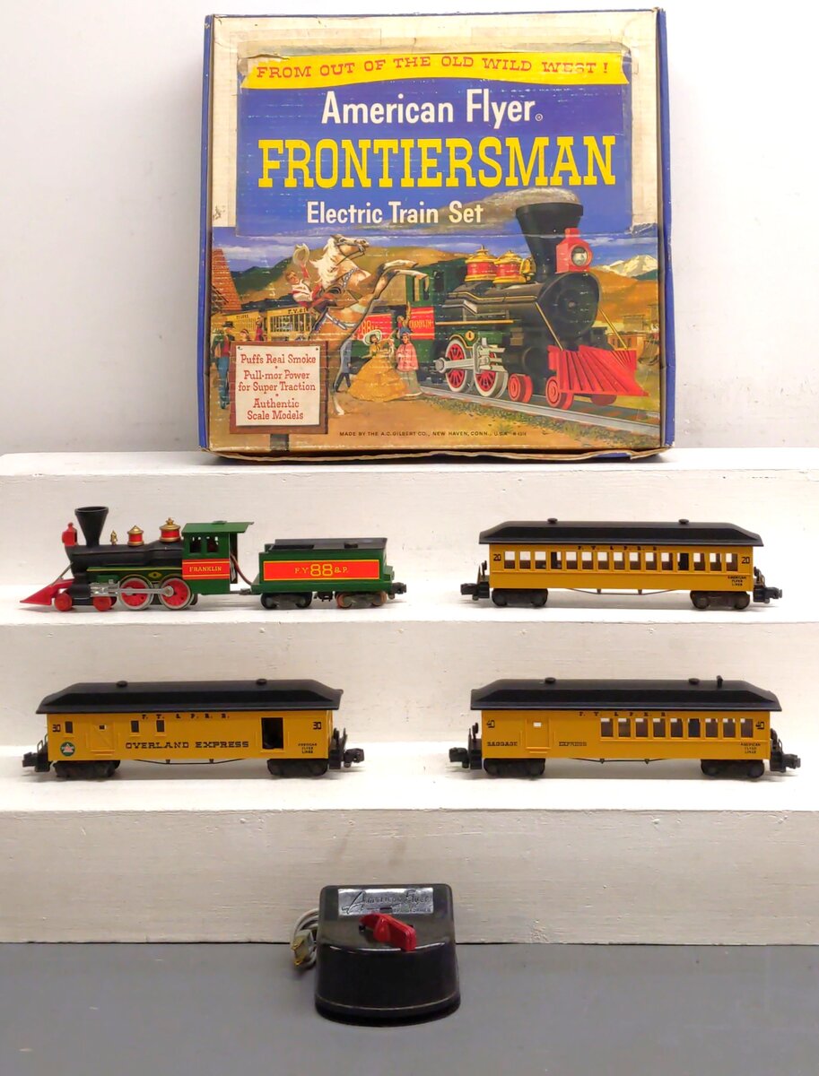 American Flyer 20550 Vintage S Frontiersman Passenger Train Set VG/Box