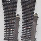 Atlas 6073 O Gauge Nickel Silver O-72 Right Hand Remote Switch Turnout (2) VG