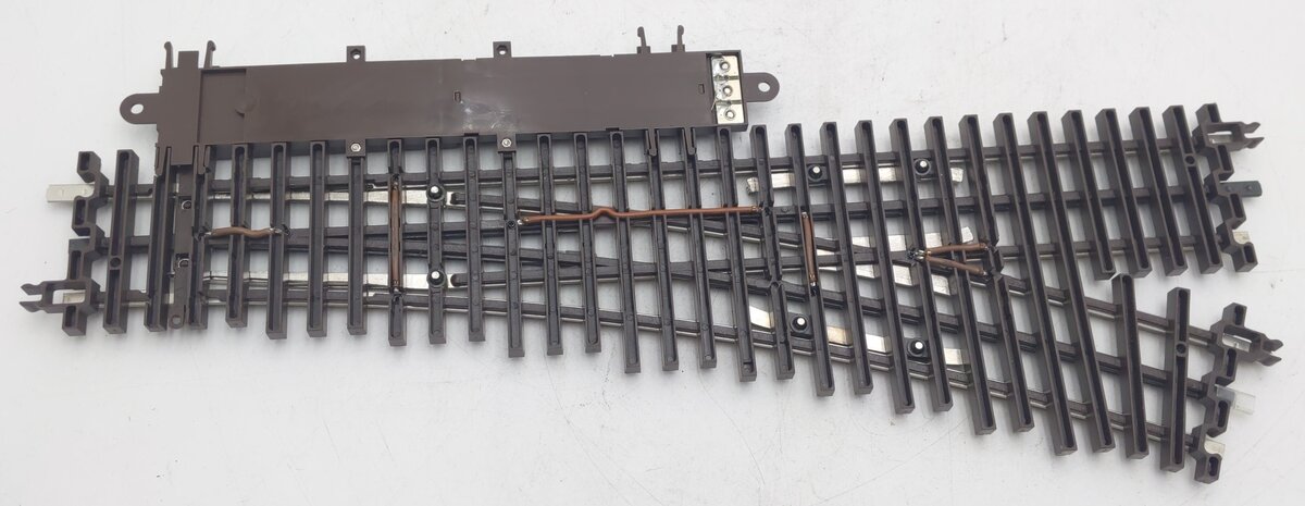Atlas 6072 O Gauge Nickel Silver O-72 Left Hand Remote Switch Turnout EX