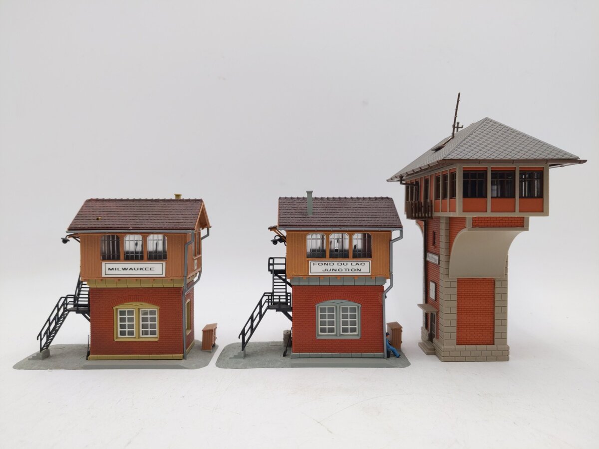 Kibri and Others HO Scale Assorted Buildings [3] EX