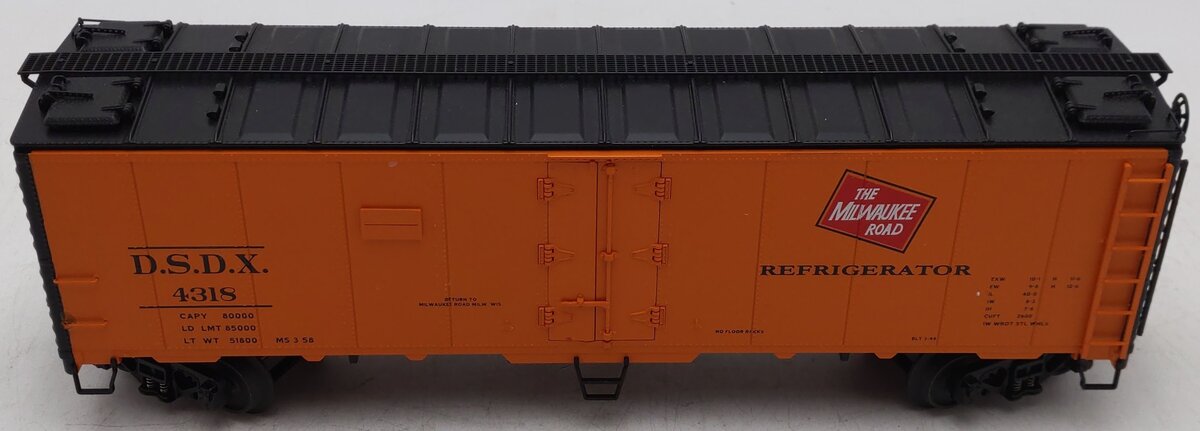 MTH 20-90242D Milwaukee Road 40' Steel Sided Reefer #4318 EX/Box