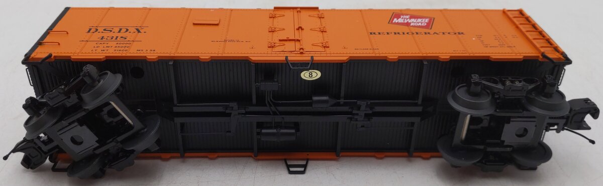 MTH 20-90242D Milwaukee Road 40' Steel Sided Reefer #4318 EX/Box