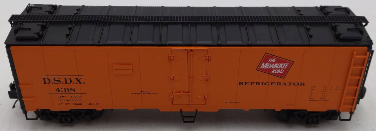 MTH 20-90242D Milwaukee Road 40' Steel Sided Reefer #4318 EX/Box