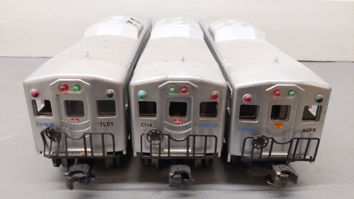 O Gauge CUSTOM Assorted Amtrak Passenger Cars: 7976, 5085, 2372 [3]