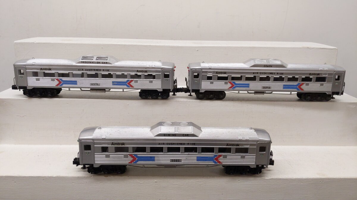 O Gauge CUSTOM Assorted Amtrak Passenger Cars: 7976, 5085, 2372 [3]