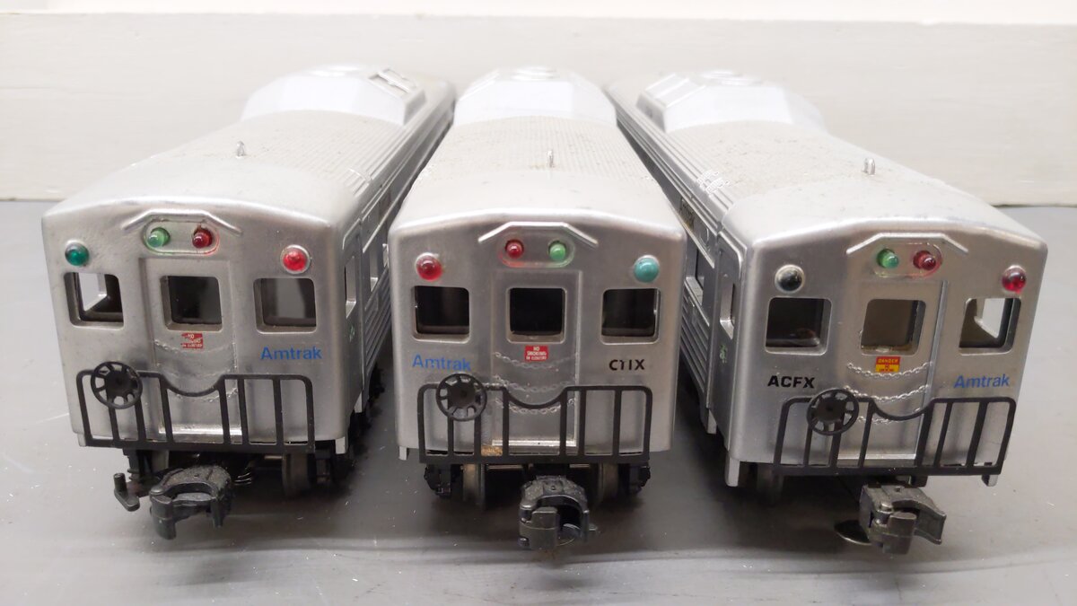 O Gauge CUSTOM Assorted Amtrak Passenger Cars: 7976, 5085, 2372 [3]