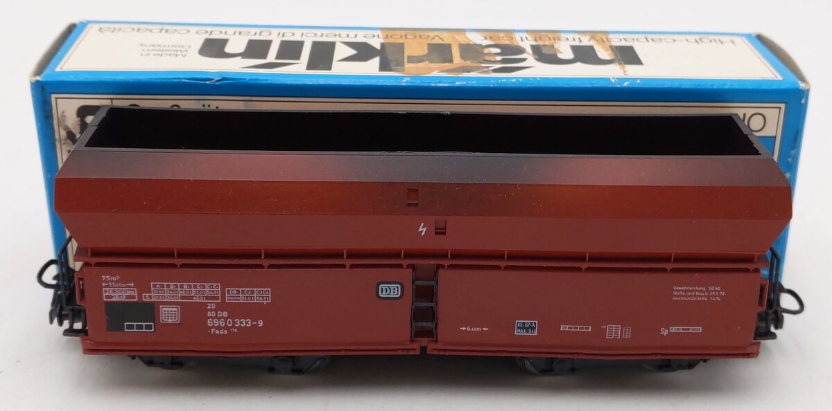 Marklin 4624 HO Scale DB High-Capacity Hopper Car EX/Box