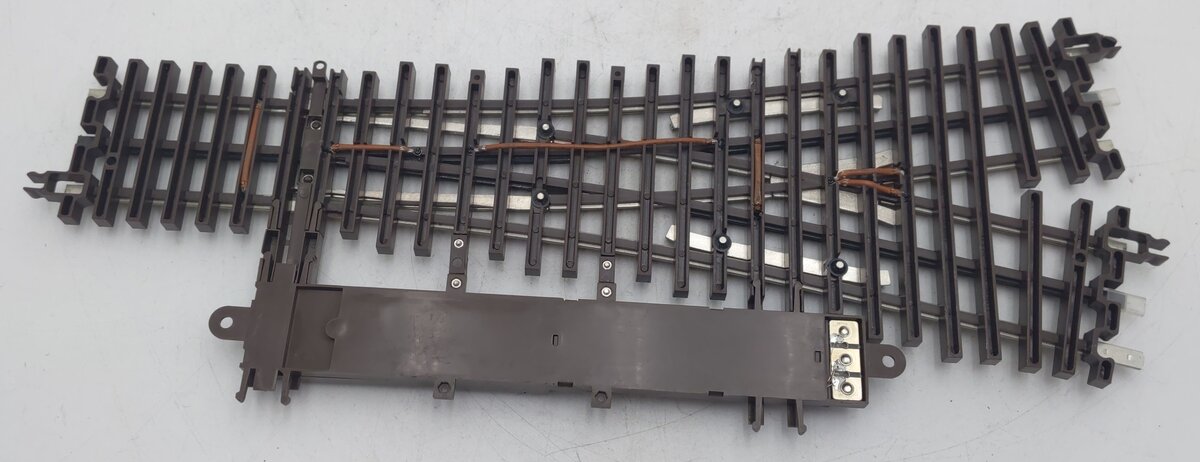 Atlas 6074 O Gauge Nickel Silver O-72 Wye Remote Switch Turnout EX