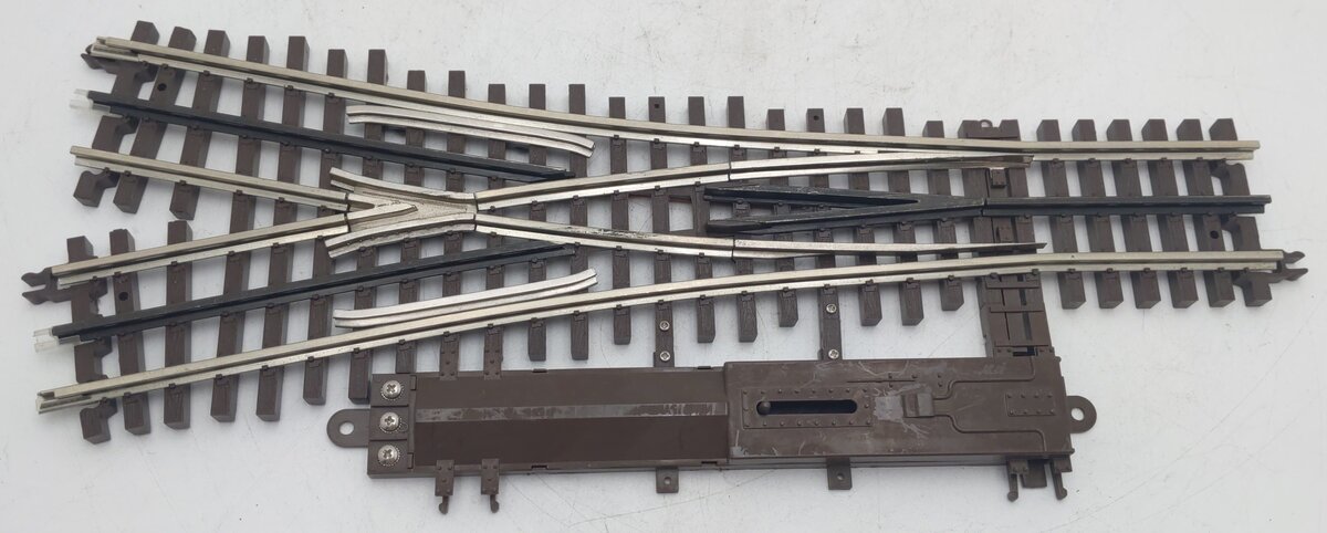 Atlas 6074 O Gauge Nickel Silver O-72 Wye Remote Switch Turnout EX