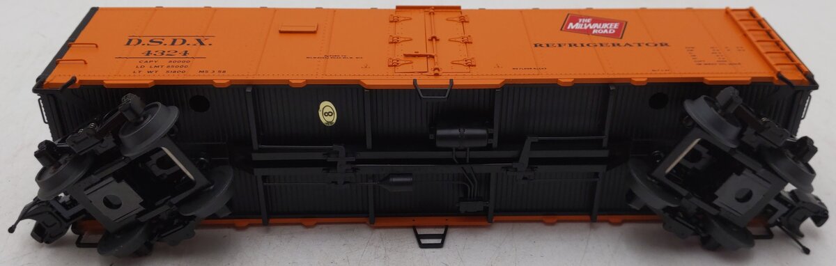 MTH 20-90242G Milwaukee Road 40' Steel Sided Reefer #4324 EX/Box