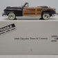 Danbury Mint 1:24 1948 Chrysler Town & Country Convertible EX/Box