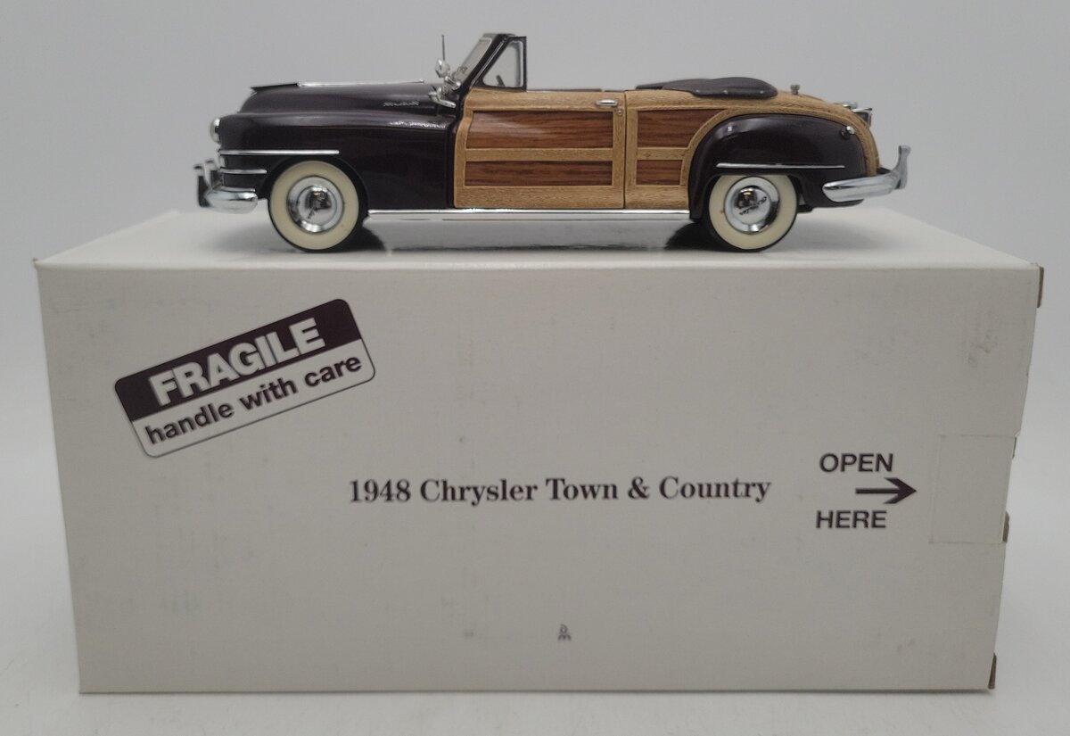 Danbury Mint 1:24 1948 Chrysler Town & Country Convertible EX/Box