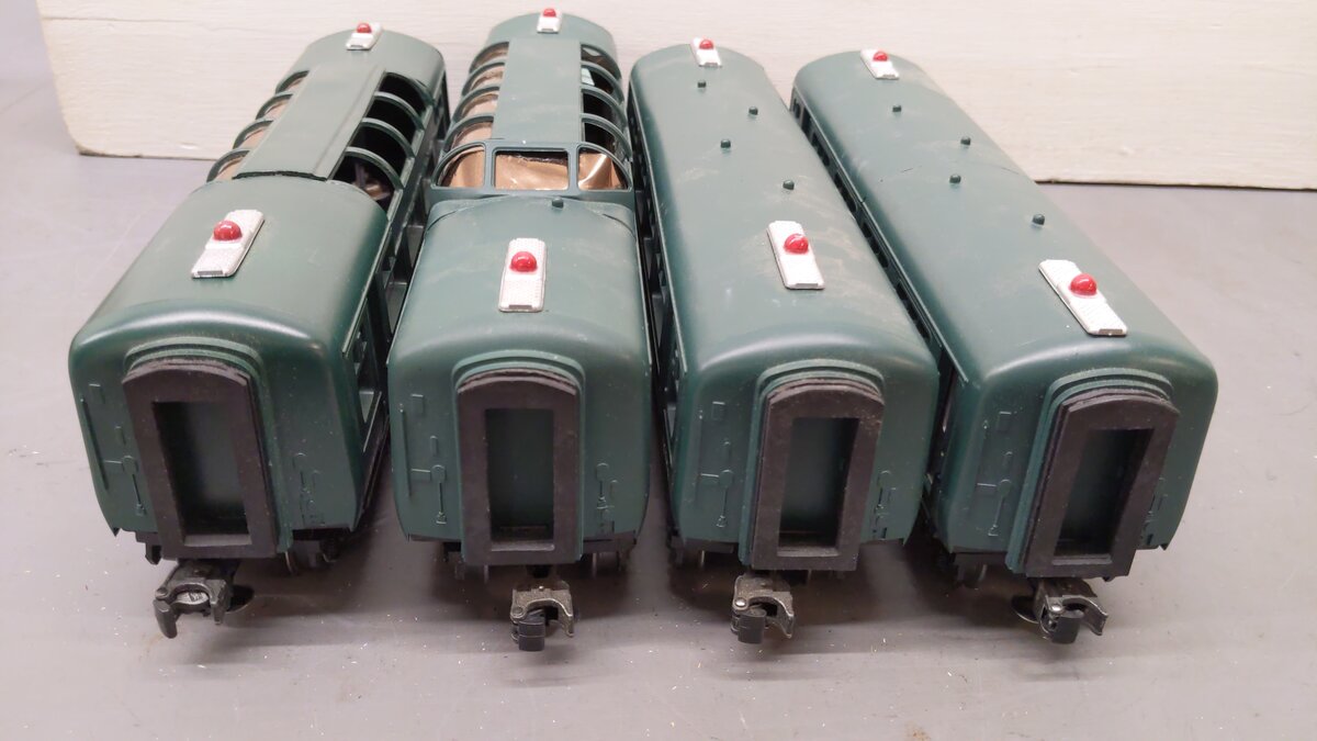 O Gauge CUSTOM New York Central Assorted Passenger Cars: 1352, 1372, 1117 [4]