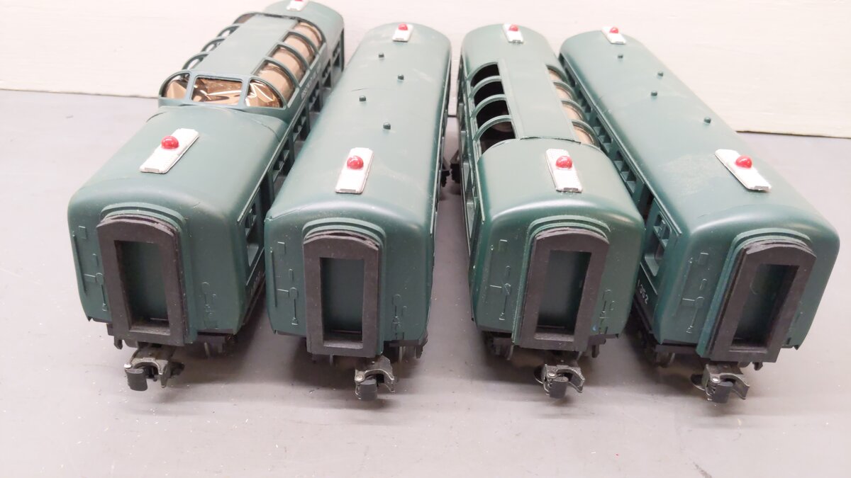 O Gauge CUSTOM New York Central Assorted Passenger Cars: 1352, 1372, 1117 [4]