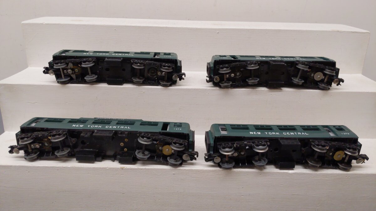 O Gauge CUSTOM New York Central Assorted Passenger Cars: 1352, 1372, 1117 [4]
