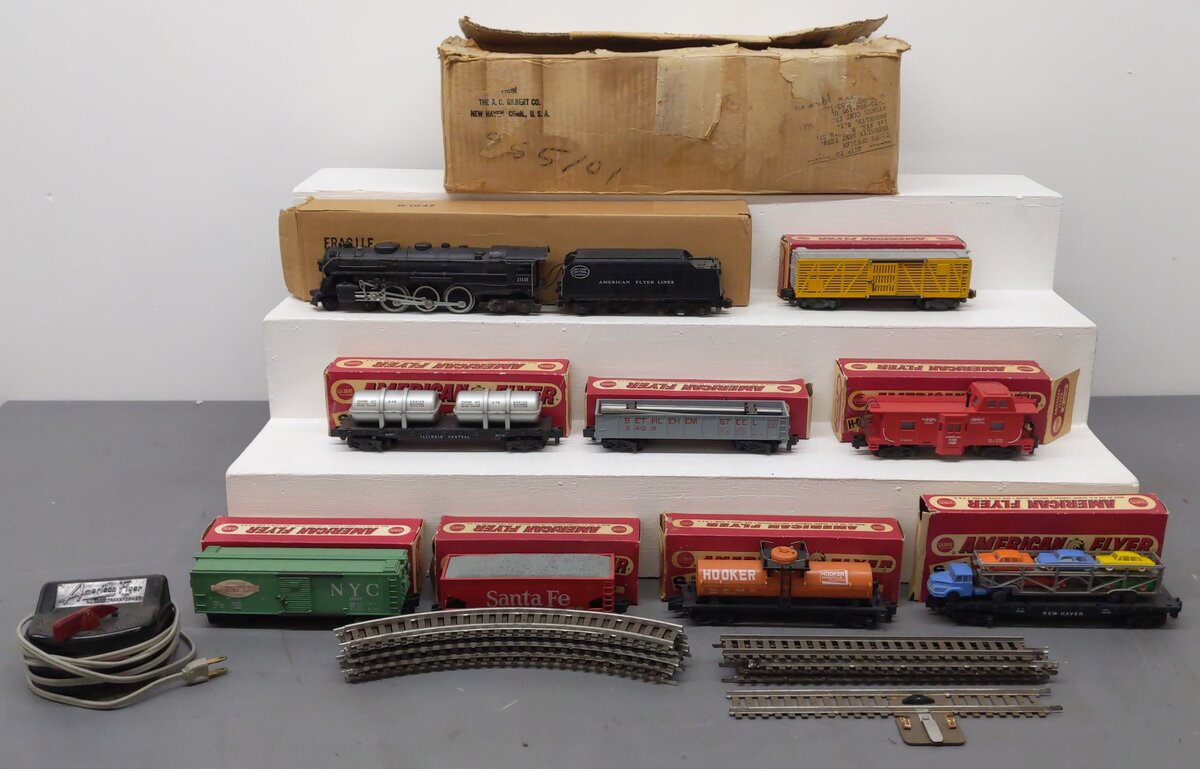 American Flyer 20768 Vintage S Smokey Mountain Set VG/Box