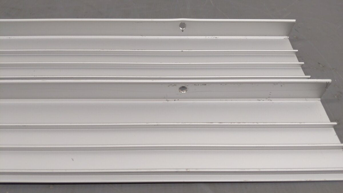 Railrax Closeouts O Shelf Section 5-Foot x 2-5/8",Satin-Glenn Snyder Shelf [2] EX